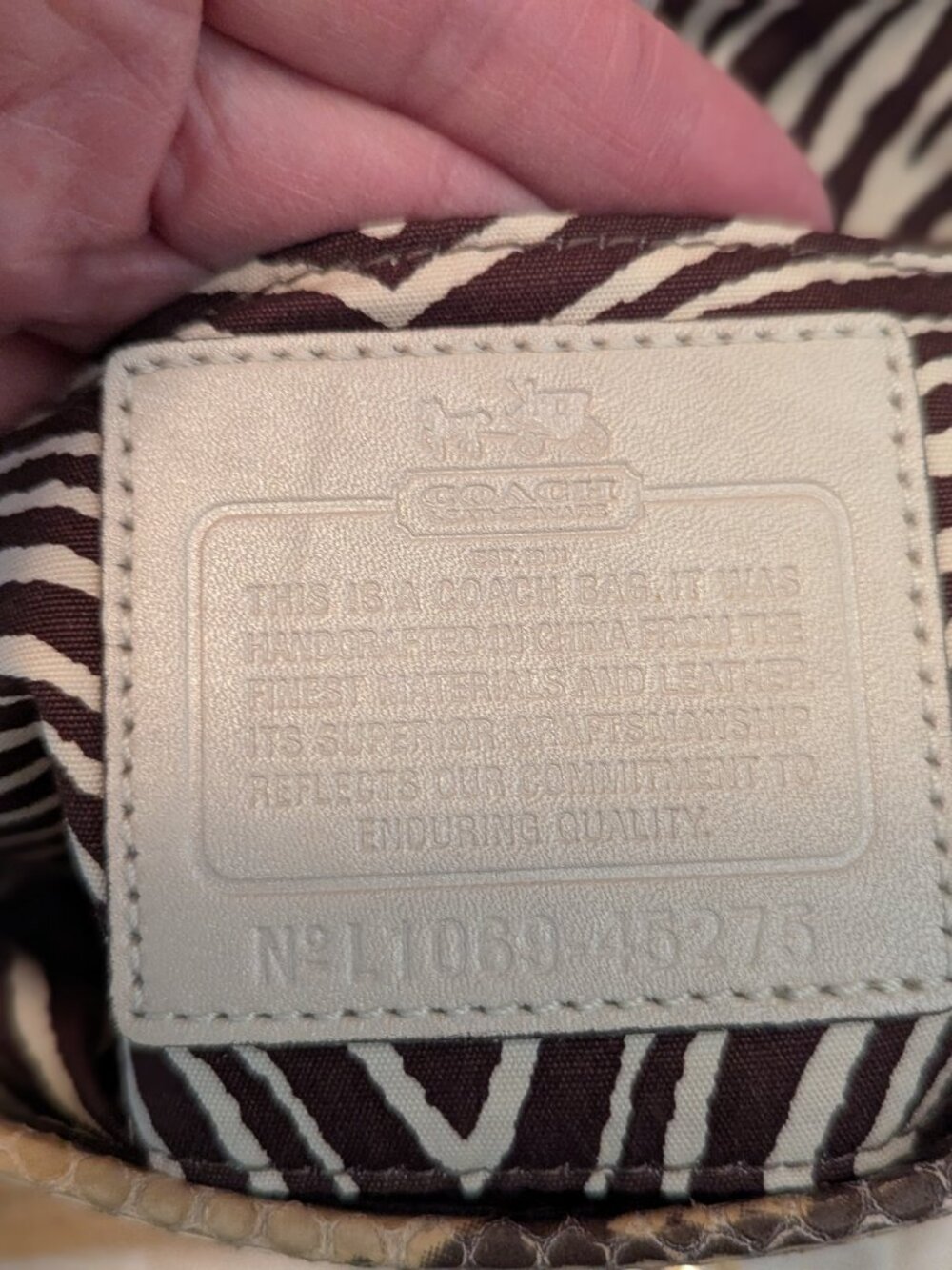 Coach straw Python clutch - Picture 10 of 11